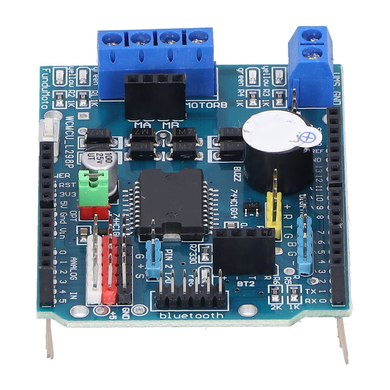 Carte D'Extension Pour Module De Commande De Moteur Cc, Double Pont En H Haute Puissance, Composant Électronique L298p