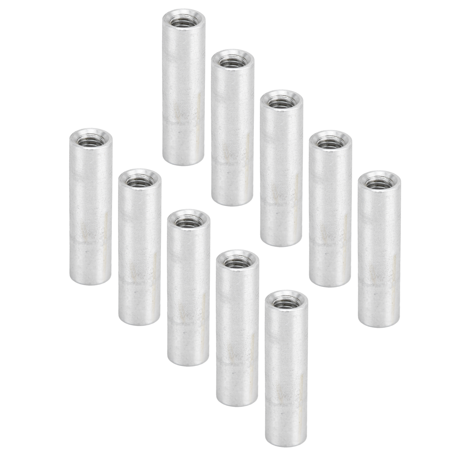 Lot De 10 Entretoises Filetées Rondes En Alliage D'Aluminium Pour Maquettes De Quadricoptères (m4 X 0,7 Mm, 22 Mm).