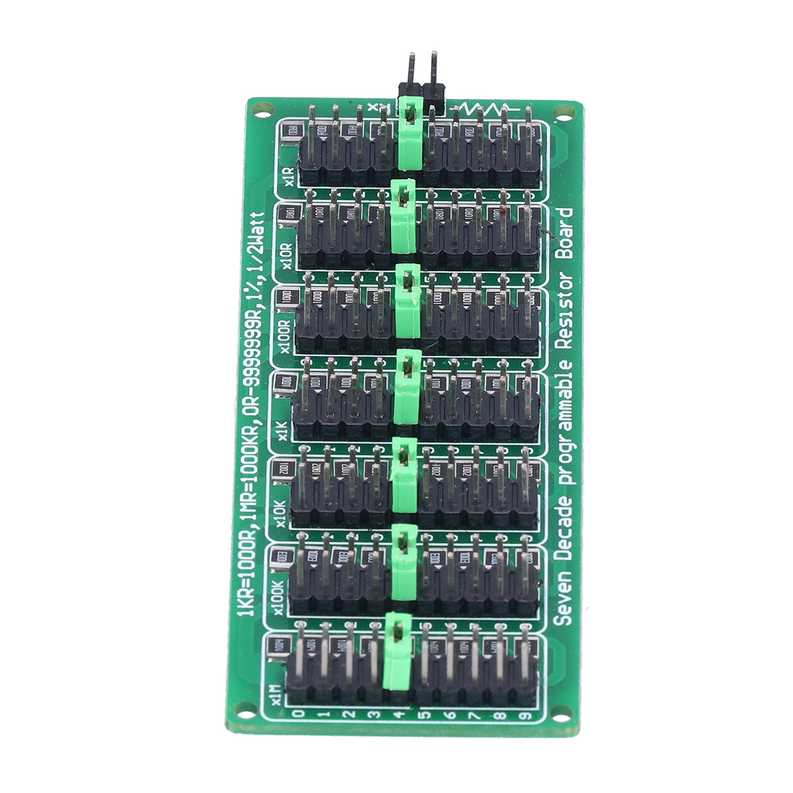 Carte De Résistances Programmables De 1 Ω À 9 999 999 Ω, 8 Sections De 0,1 Ω, Composant Électronique De Précision À Faible Coût