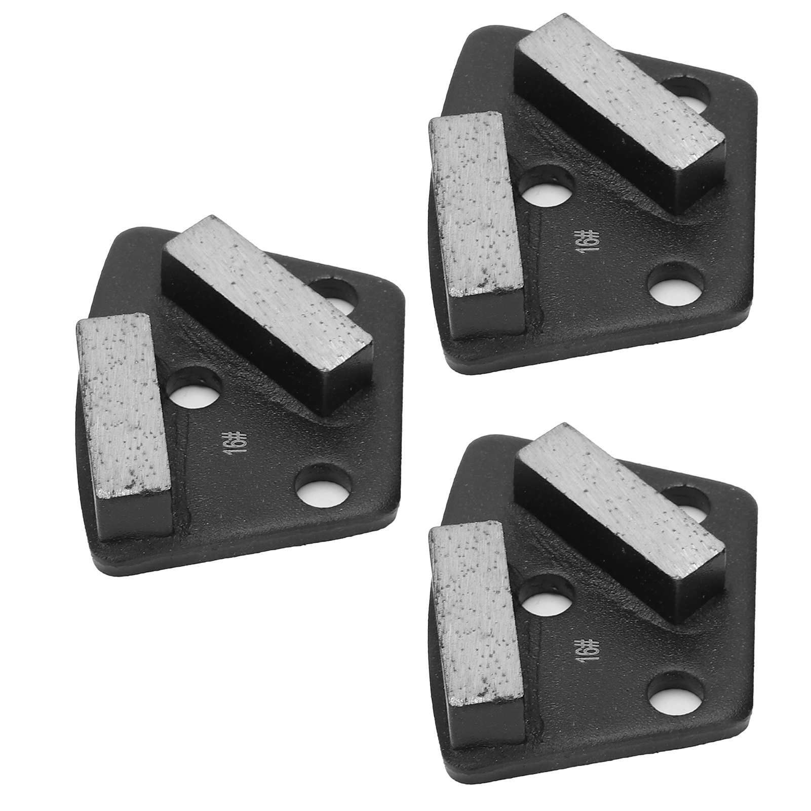Lot De 3 Blocs De Meulage Diamantés, Pierre À Polir Les Dents Pour Ciment Et Béton.