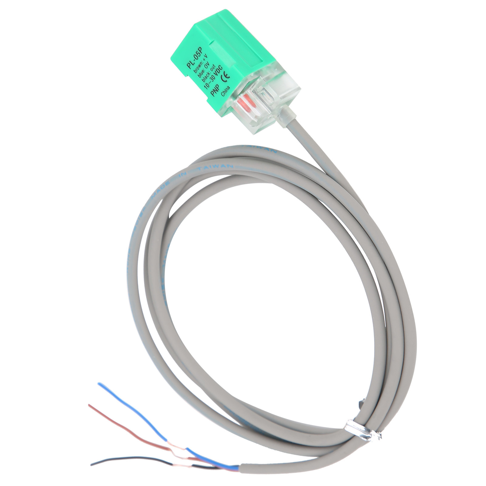Capteur De Proximité Berm Pnp Cc 3 Fils À Puce Led Encastrée, 10-30 V Cc, Pl-05p