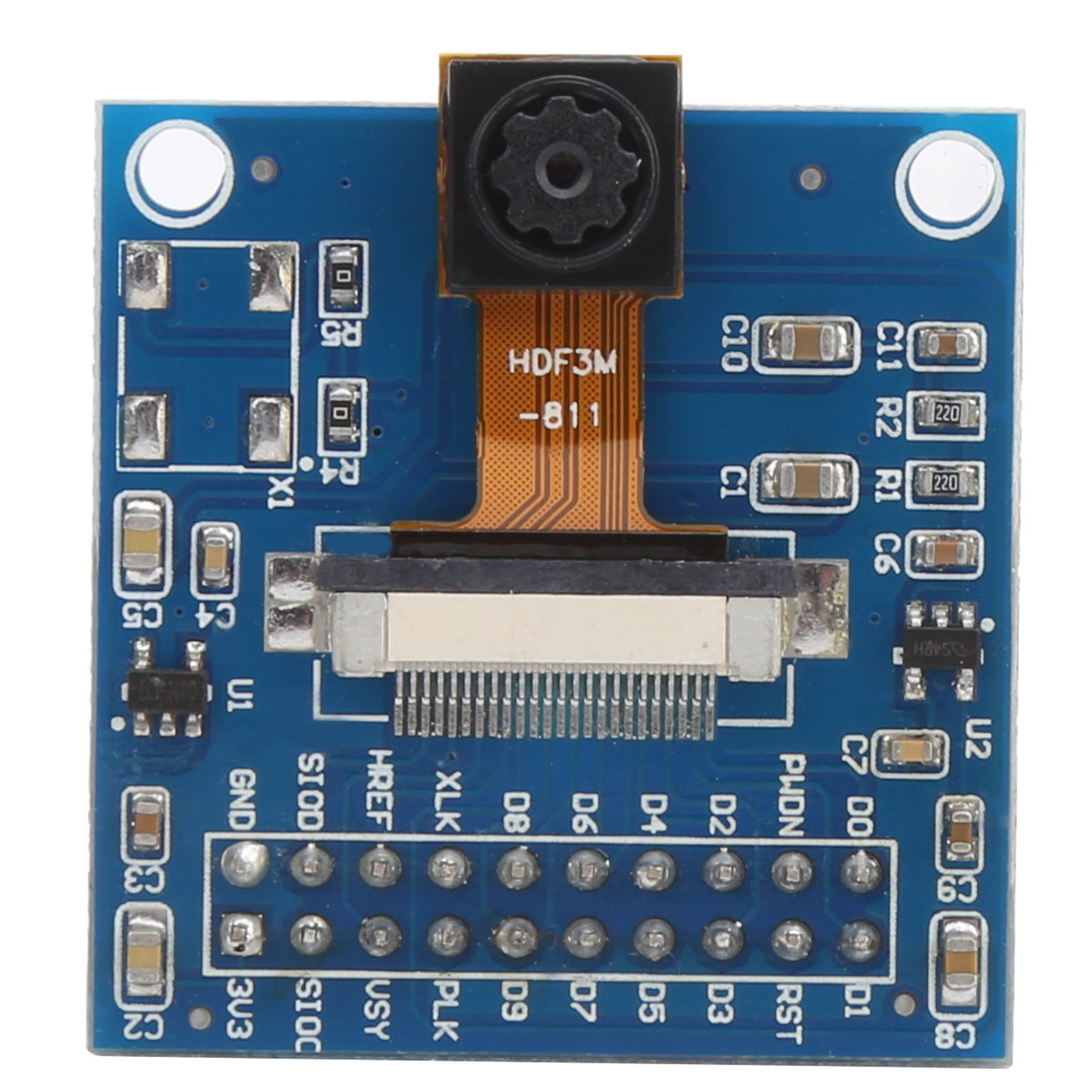 Adaptateur De Module Caméra, Composants De Contrôle Industriel, Carte Pilote Stm32/c51 Ov2640 2mp