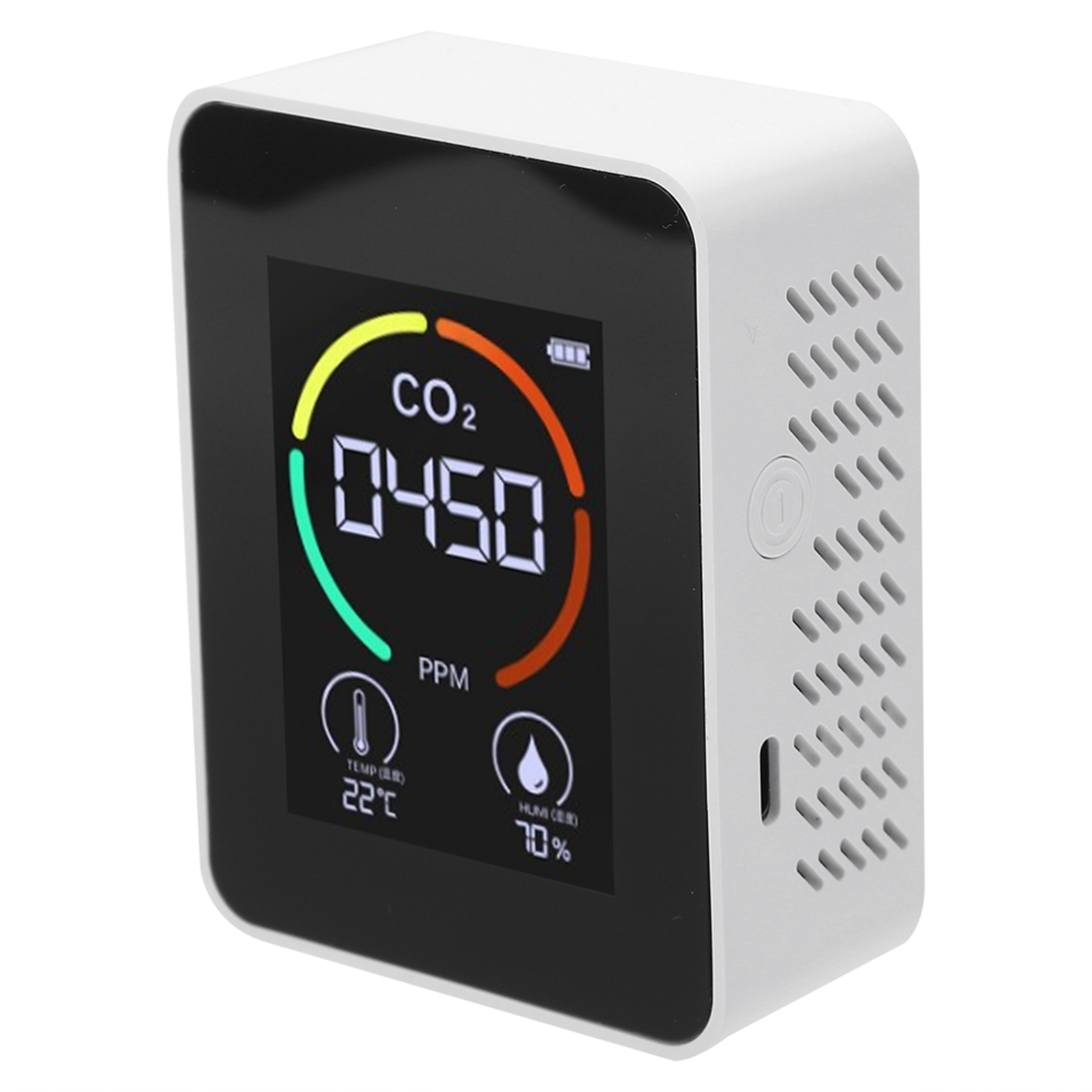 Détecteur De Co2, Mesureur De Concentration De Dioxyde De Carbone, Appareil De Mesure De La Température Et De L'Humidité