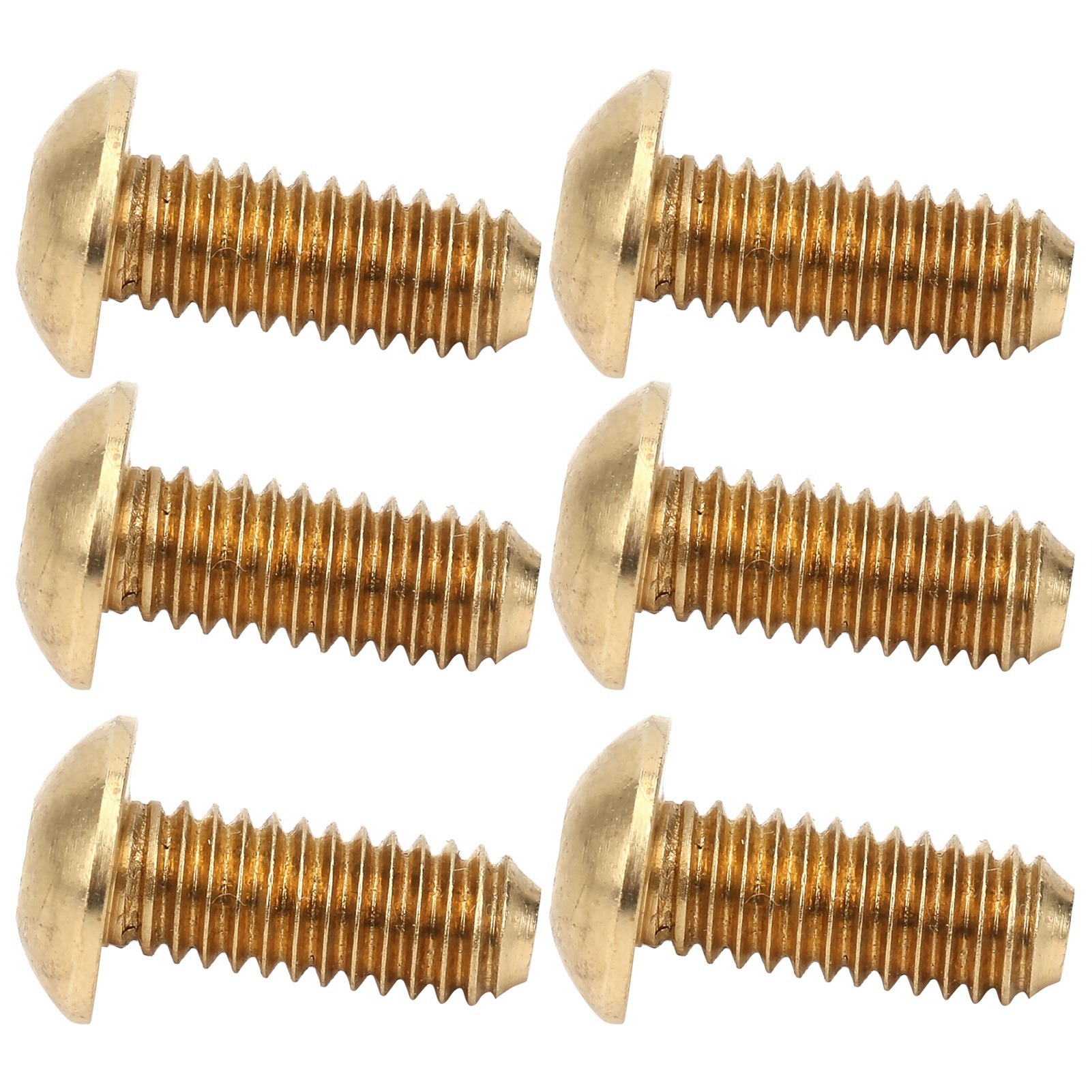 50 Vis À Six Pans Creux À Tête Demi-ronde En Cuivre Pur, Accessoires De Quincaillerie, Fixations M4 X 10 Mm