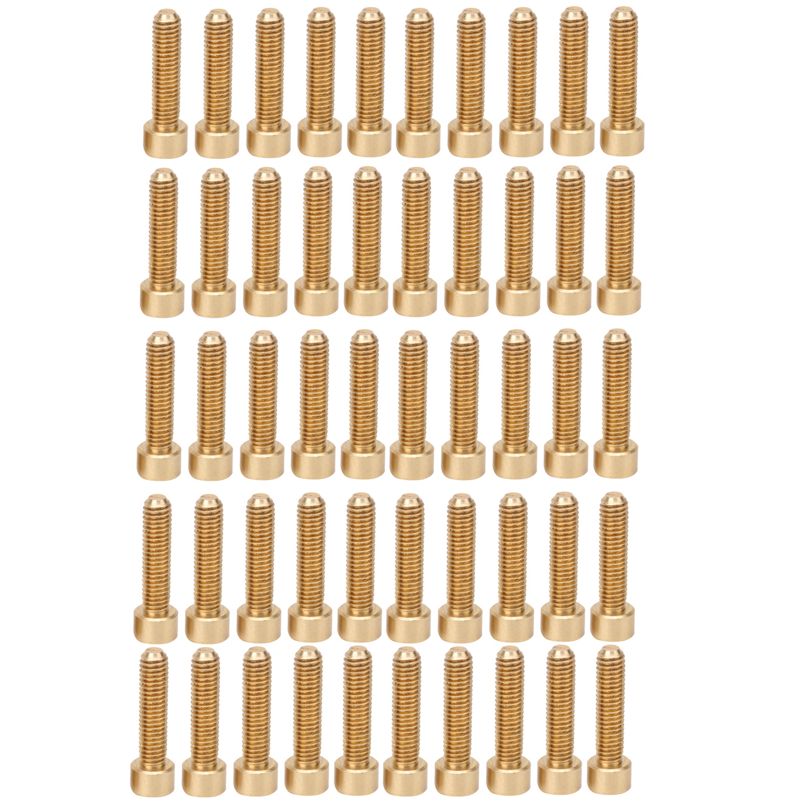 50 Vis À Tête Hexagonale Creuse En Cuivre, M6 X 25 Mm, Outils Et Fournitures Industrielles