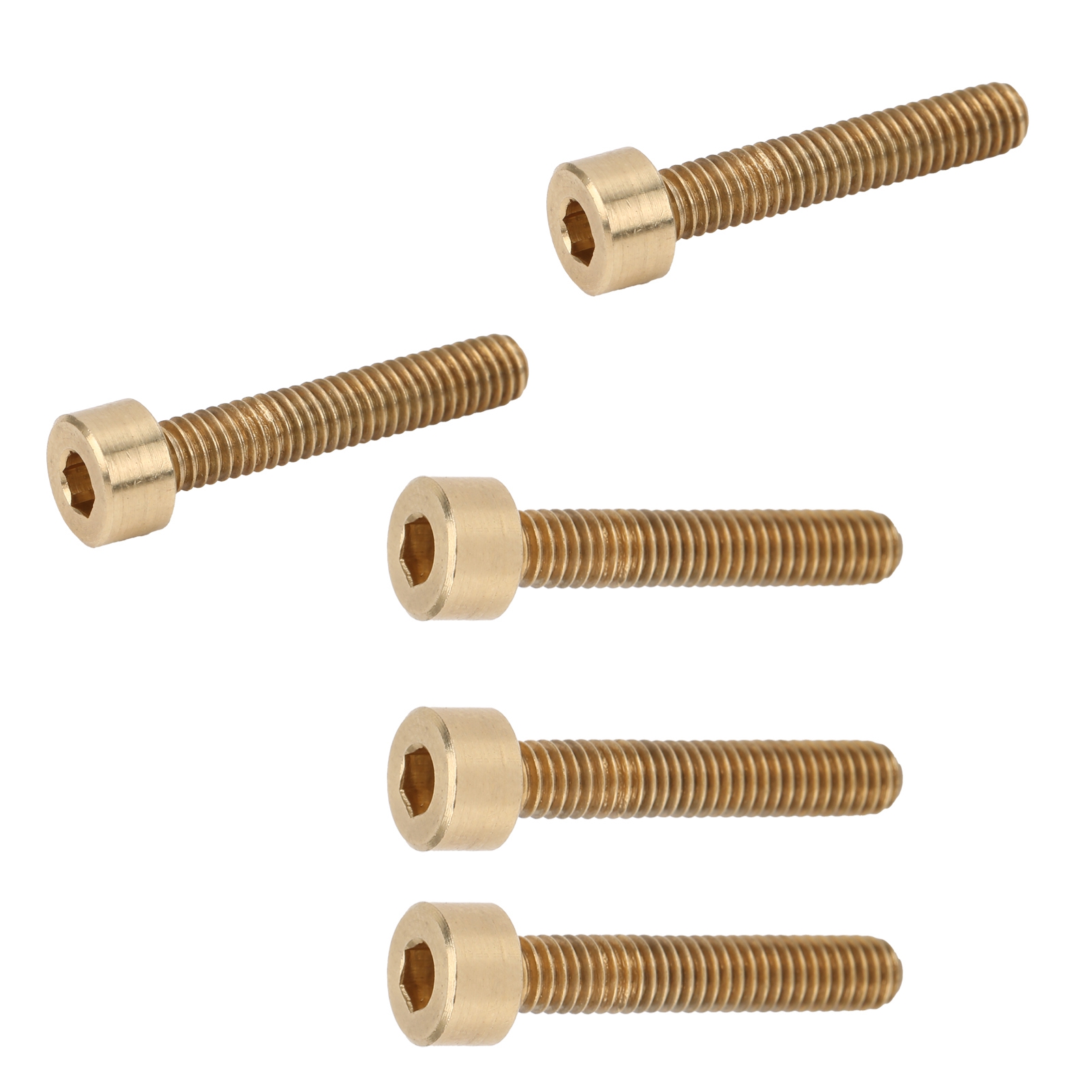 50 Vis À Tête Hexagonale Creuse En Cuivre, Outils De Fixation, Fournitures Industrielles M4m4x22