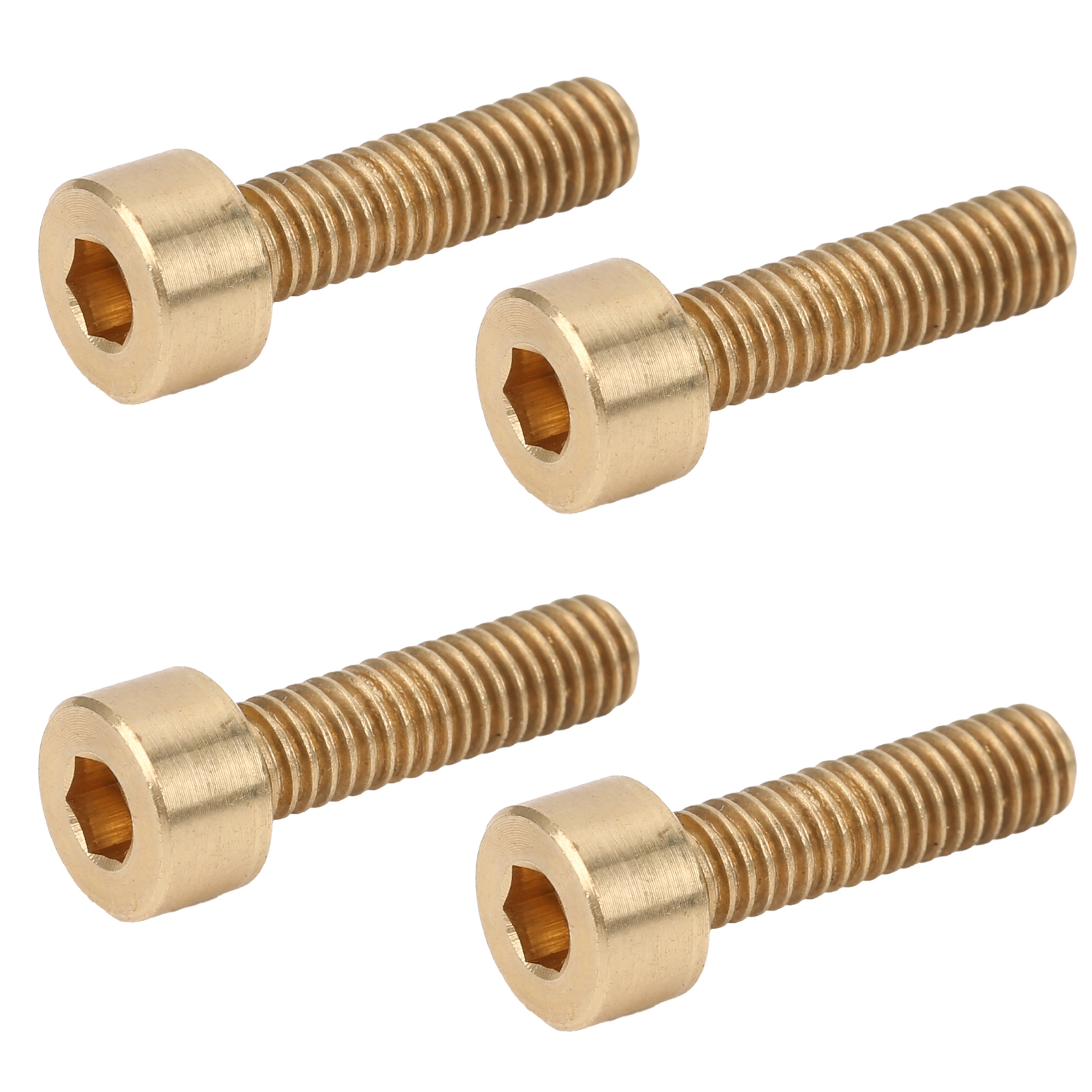 50 Vis À Tête Hexagonale Creuse En Cuivre M4m4x15