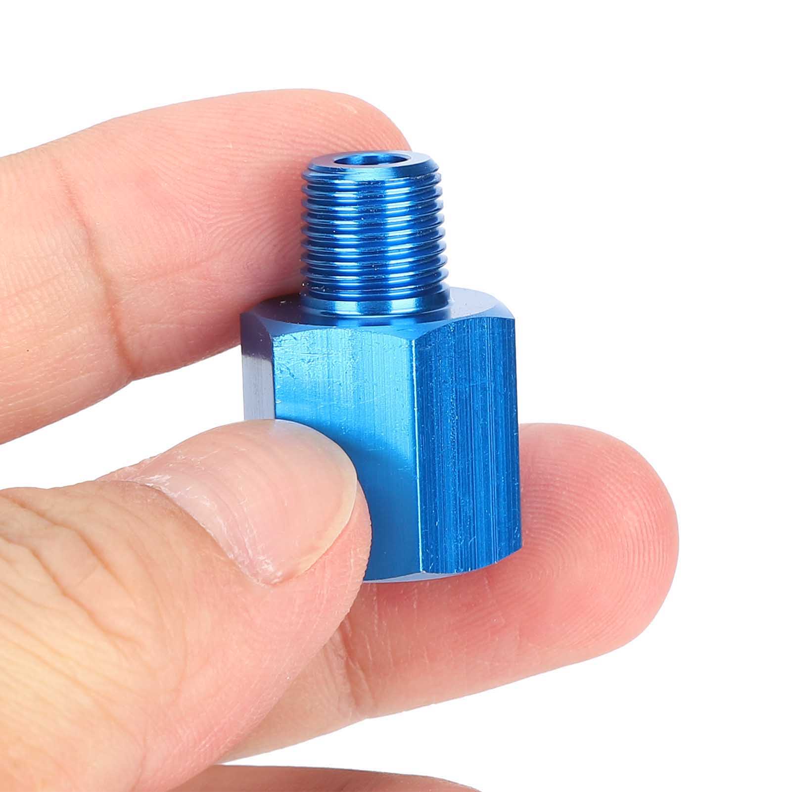 Adaptateur Réducteur Npt En Alliage D'Aluminium M12 Vers 1/8 Pour Manomètre Avec Fonction Antidéflagrante