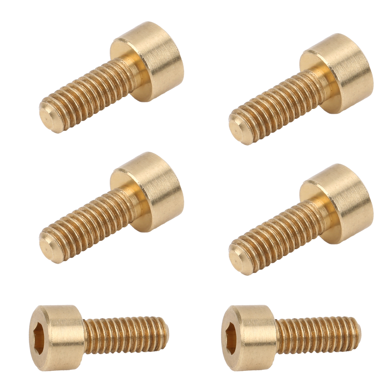 50 Vis À Tête Hexagonale Creuse En Cuivre M4m4x10