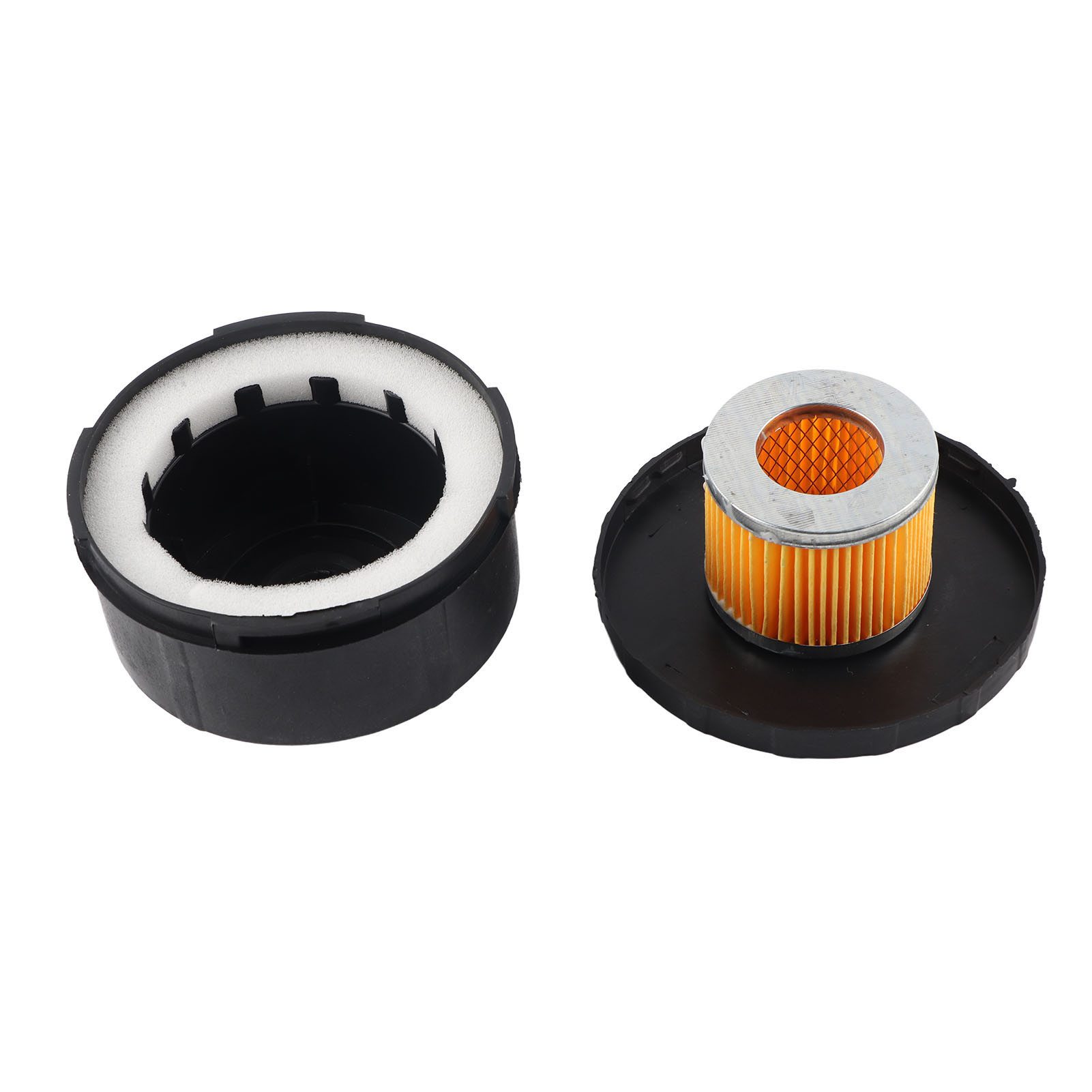 Silencieux De Compresseur D'Air, Coque En Plastique, Silencieux Rond, Filtre 3/4" (25 Mm), Diamètre D'Entrée 80 Mm