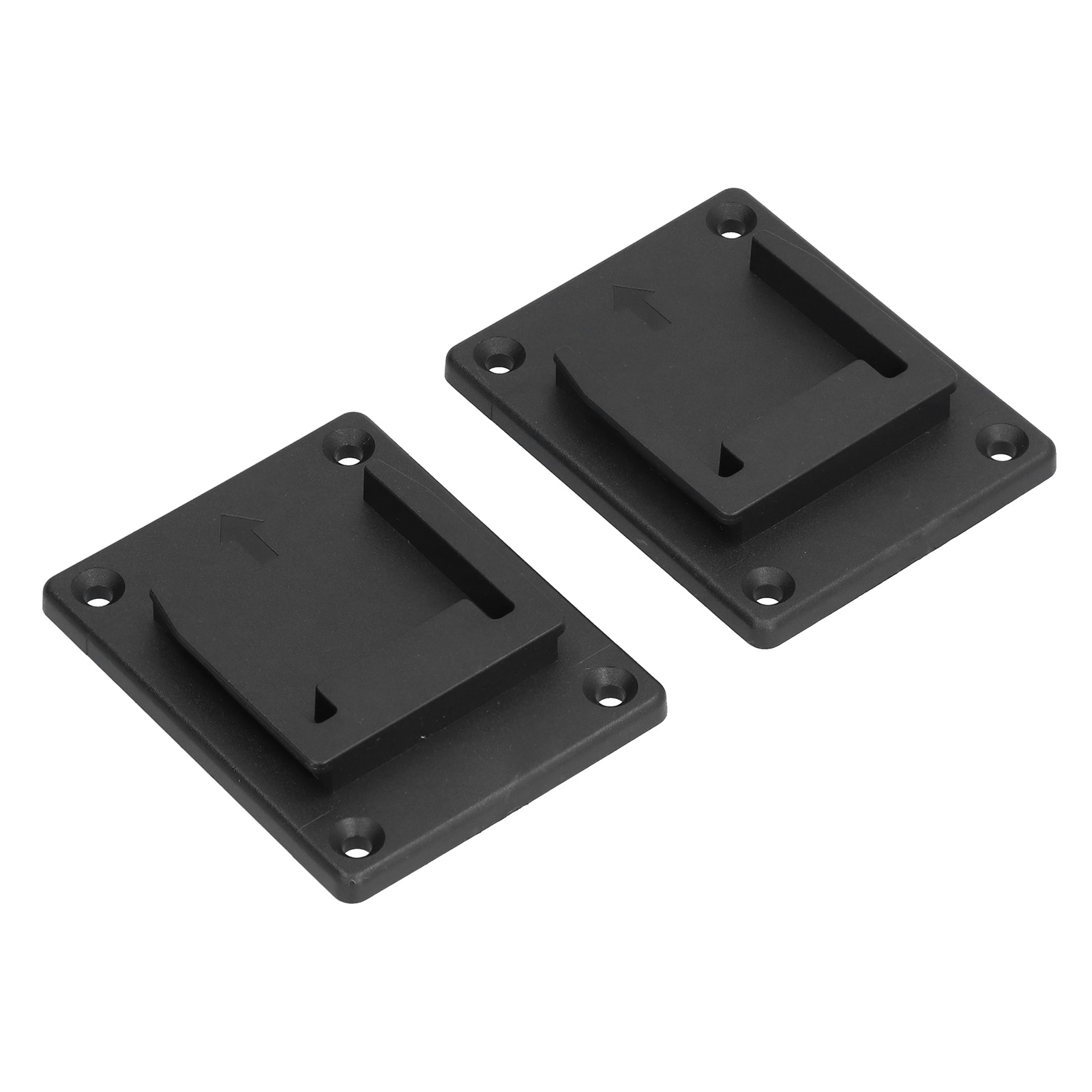 Support De Batterie Bosch 18v (lot De 2) Avec Coque En Abs Et Système De Fixation Pour Outils