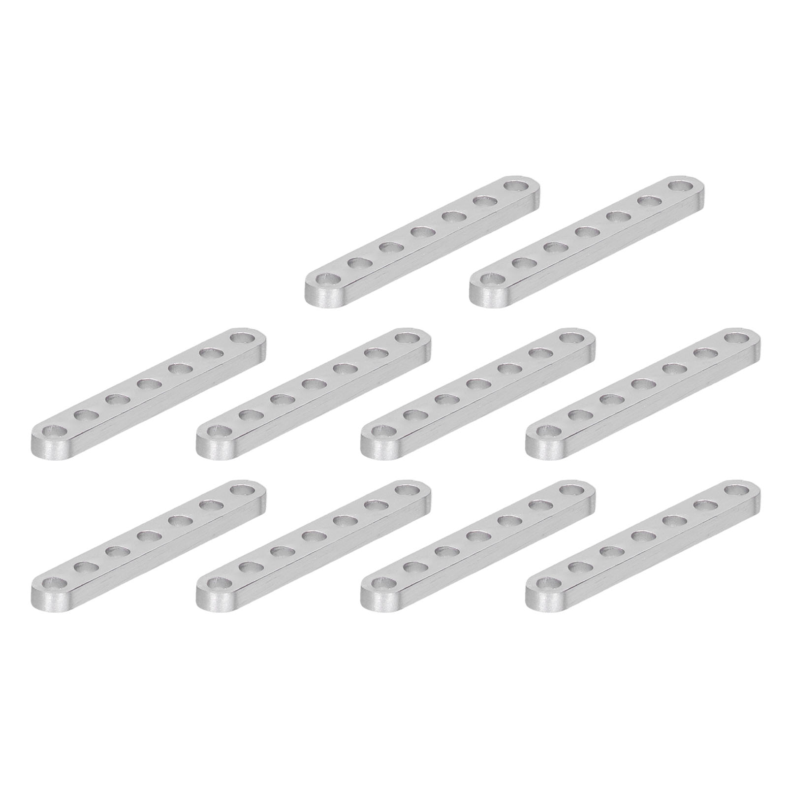 10 Supports Droits Plats De Fixation En Aluminium 4 X 8 Mm Pour Équipements D'Ingénierie Robotique 3102-0007-0056
