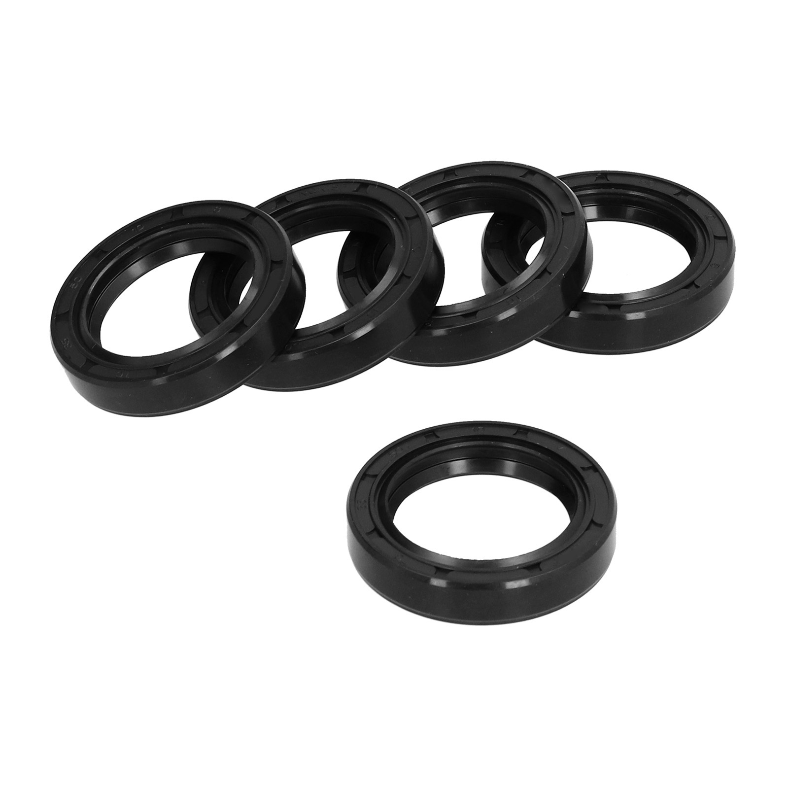 Lot De 10 Joints D'Étanchéité Pour Huile, Haute Température, Résistants À L'Abrasion Et Au Vieillissement, Pour Arbres Rotatifs Industriels. Diamètre Extérieur : 50 Mm.