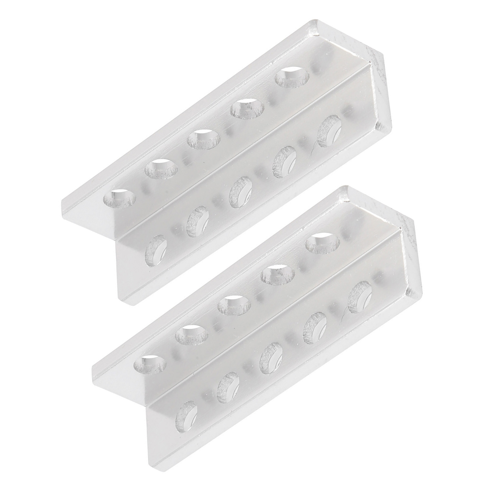 310300050048 1 Paire De Supports De Poutre En Aluminium En Forme De L À 5 Trous Pour Robot Tetrixrobotics