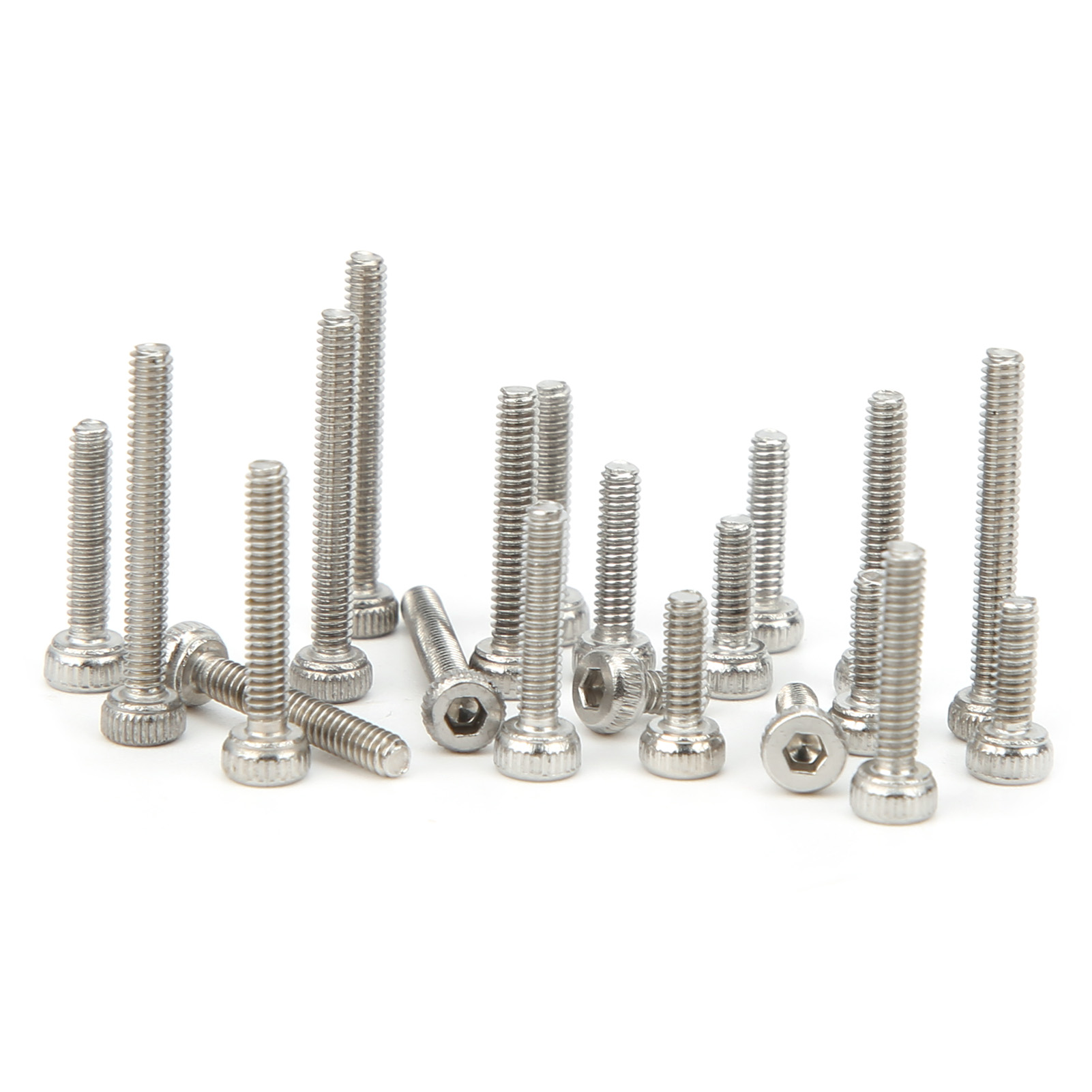 Coffret De 210 Vis À Tête Hexagonale Creuse M2 En Acier Inoxydable 304