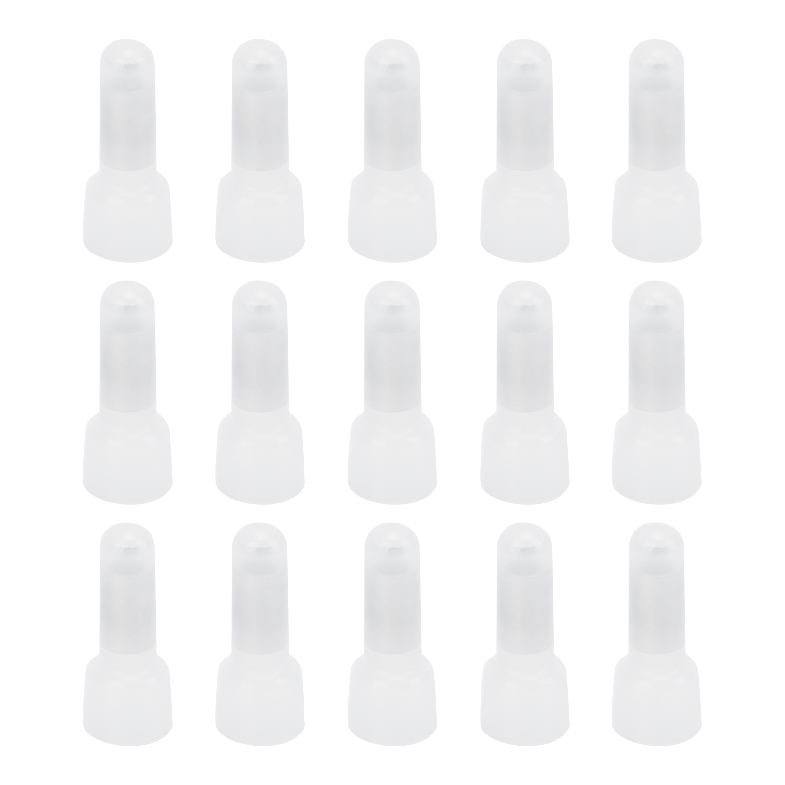 Kit De 1000 Connecteurs De Câbles À Sertir Transparents En Nylon, À Extrémité Fermée, Ce5