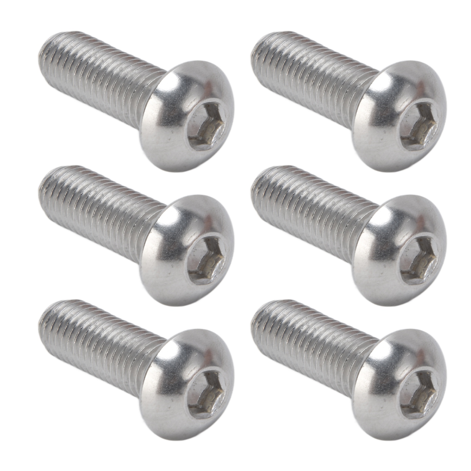 Kit De 30 Vis À Tête Cylindrique À Six Pans Creux En Acier Inoxydable A2 M10x1,5 À Pas Grossier (m10x30)