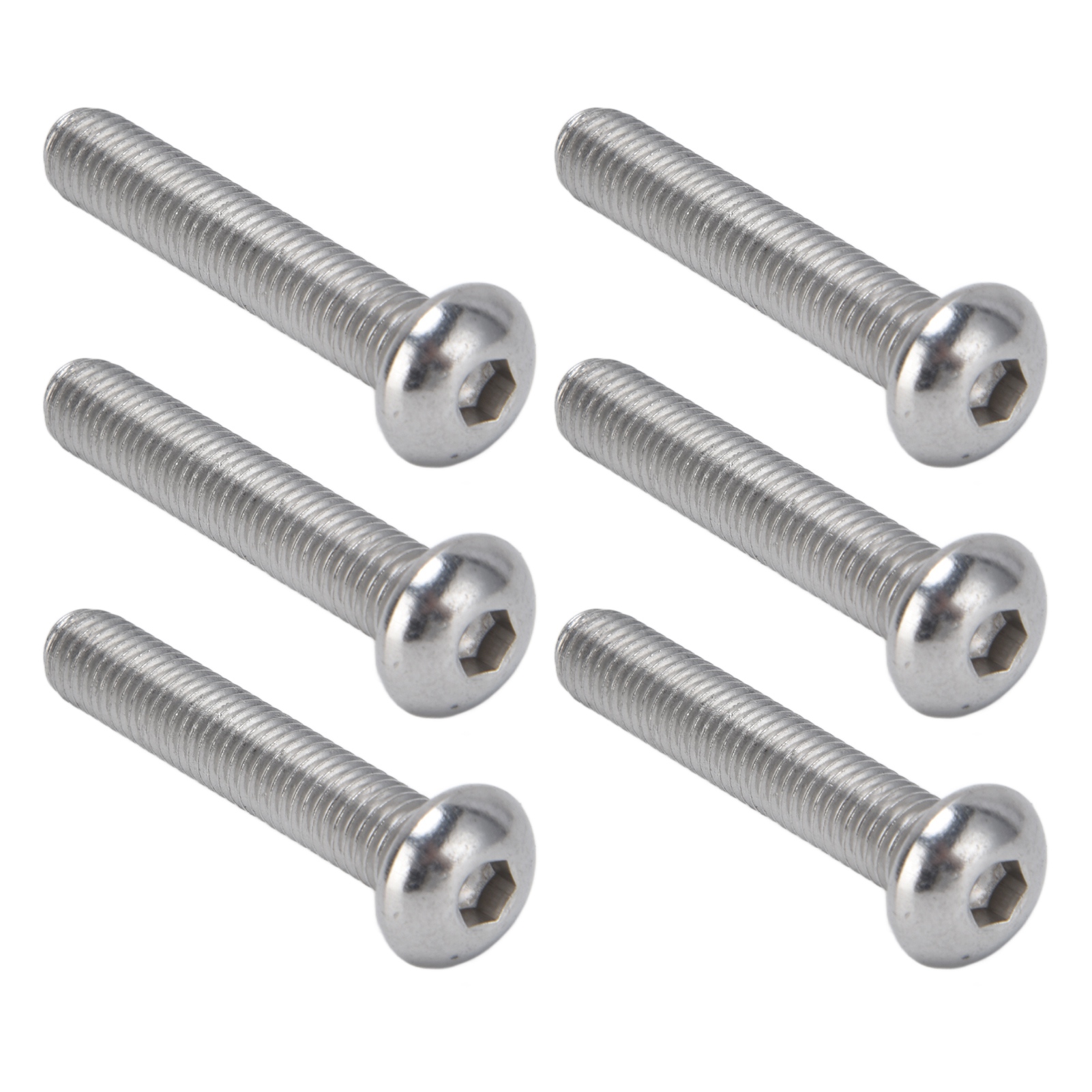 Kit De 30 Vis À Tête Cylindrique À Six Pans Creux En Acier Inoxydable A2 M10x1,5 À Pas Grossier (m10x55)