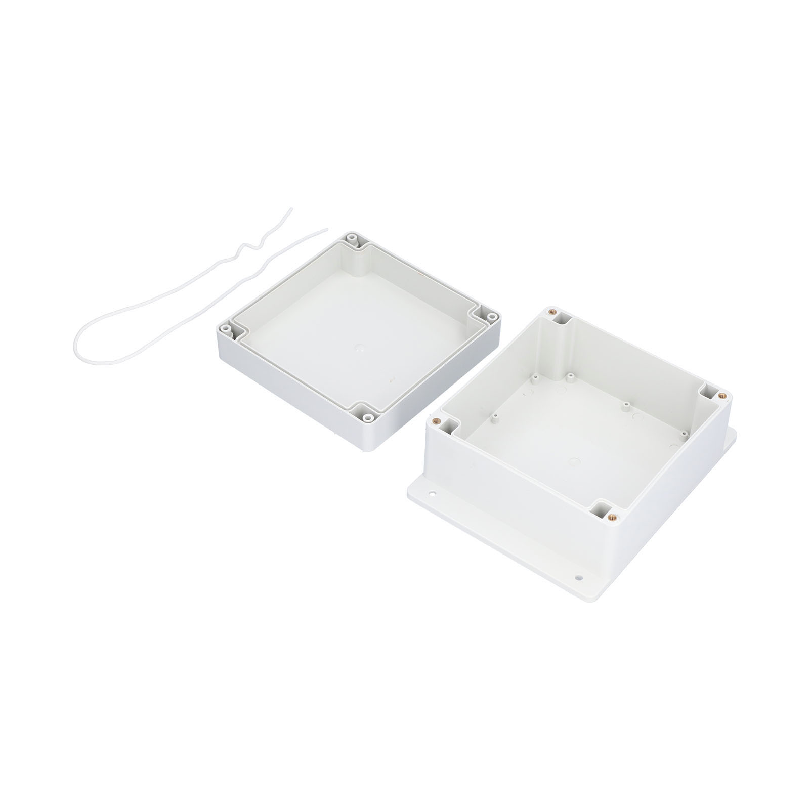 Boîtier De Raccordement Électrique En Plastique Abs Pour Câblage, Idéal Pour Projets Électroniques Diy (160 X 160 X 90 Mm).