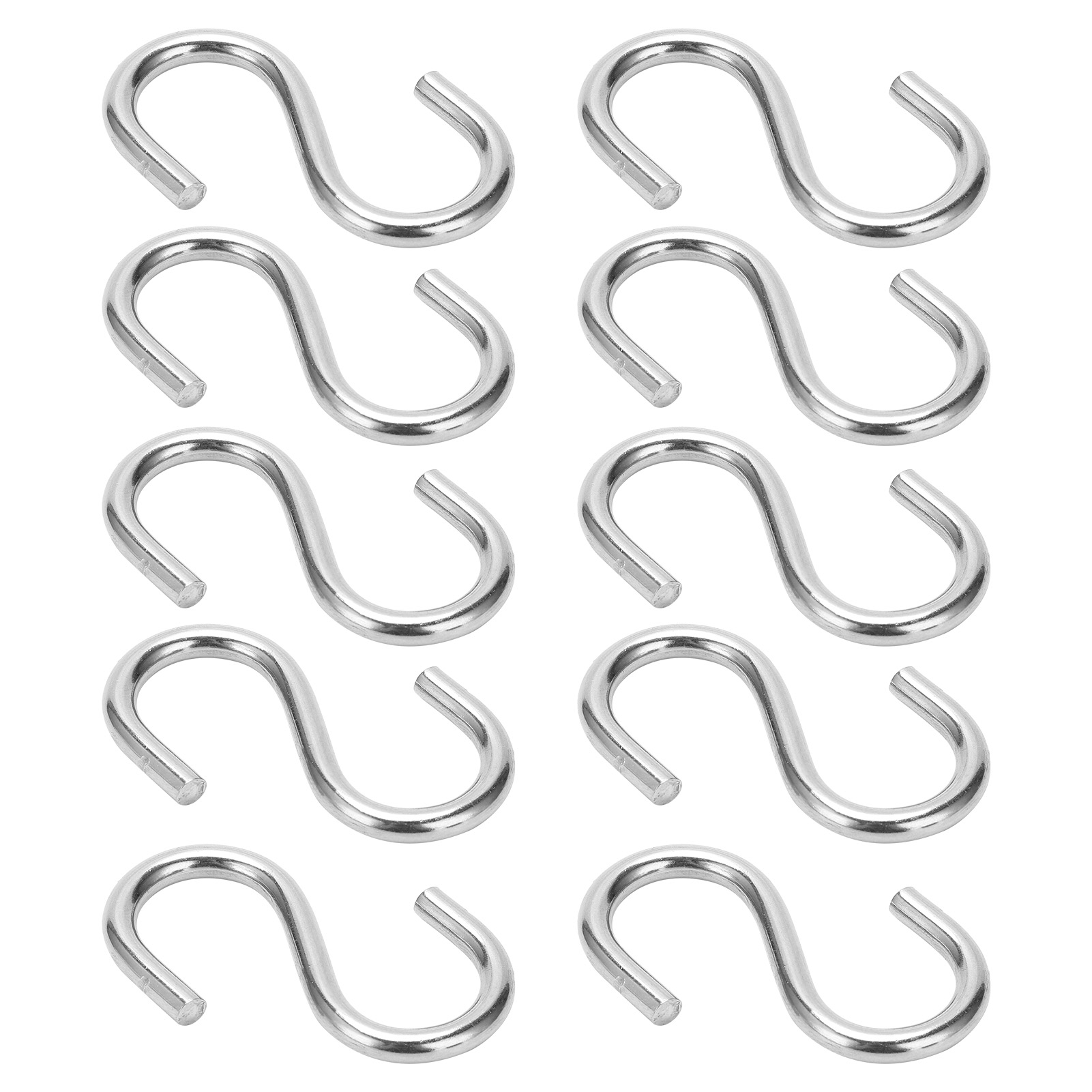 Lot De 10 Crochets En S, Porte-clés Et Porte-serviettes Portables En Acier Inoxydable 304, Modèle M4