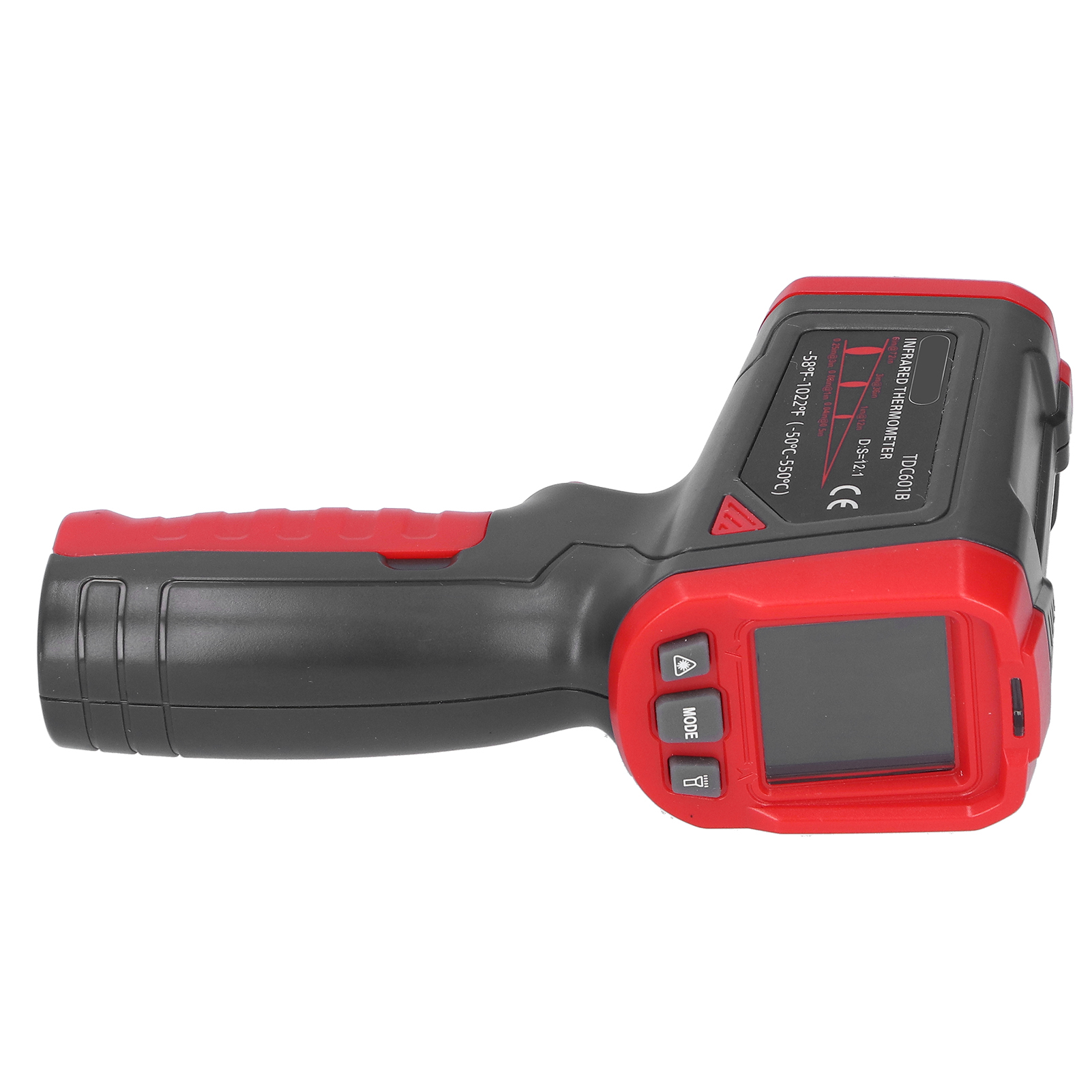 Thermomètre Infrarouge Portable Tdc601b -50℃-550℃ (-58℉-1022℉)