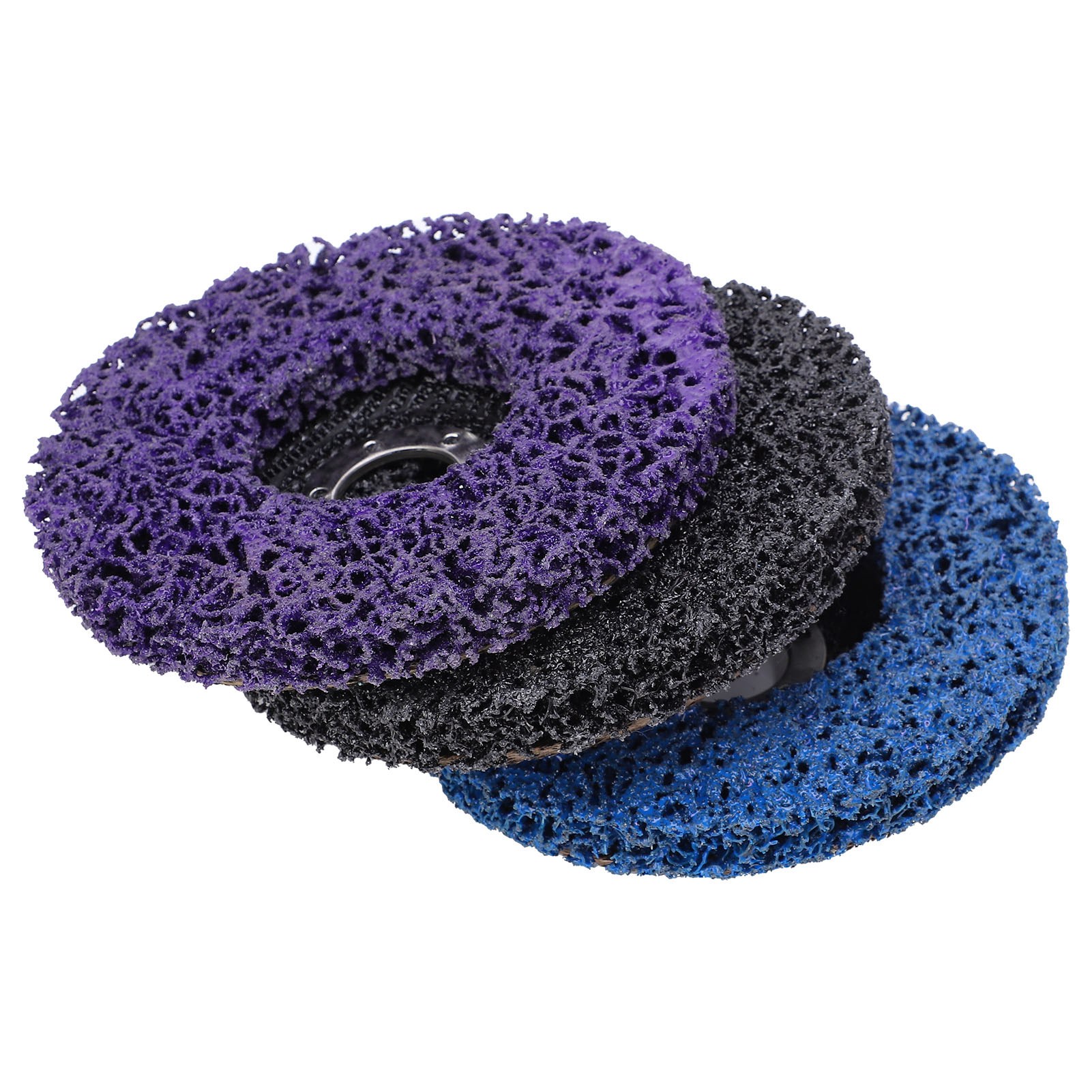 Lot De 3 Disques De Polissage Pour Meuleuse D'Angle, En Résine Élastique, 115 Mm (4,5 Pouces)