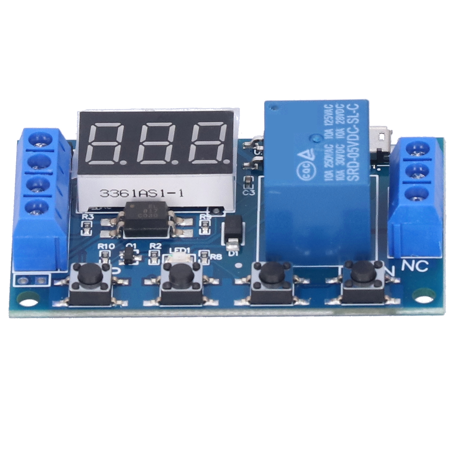 Module Relais, Circuit Imprimé De Temporisation À Déclenchement Externe, Composant Électronique 12 V