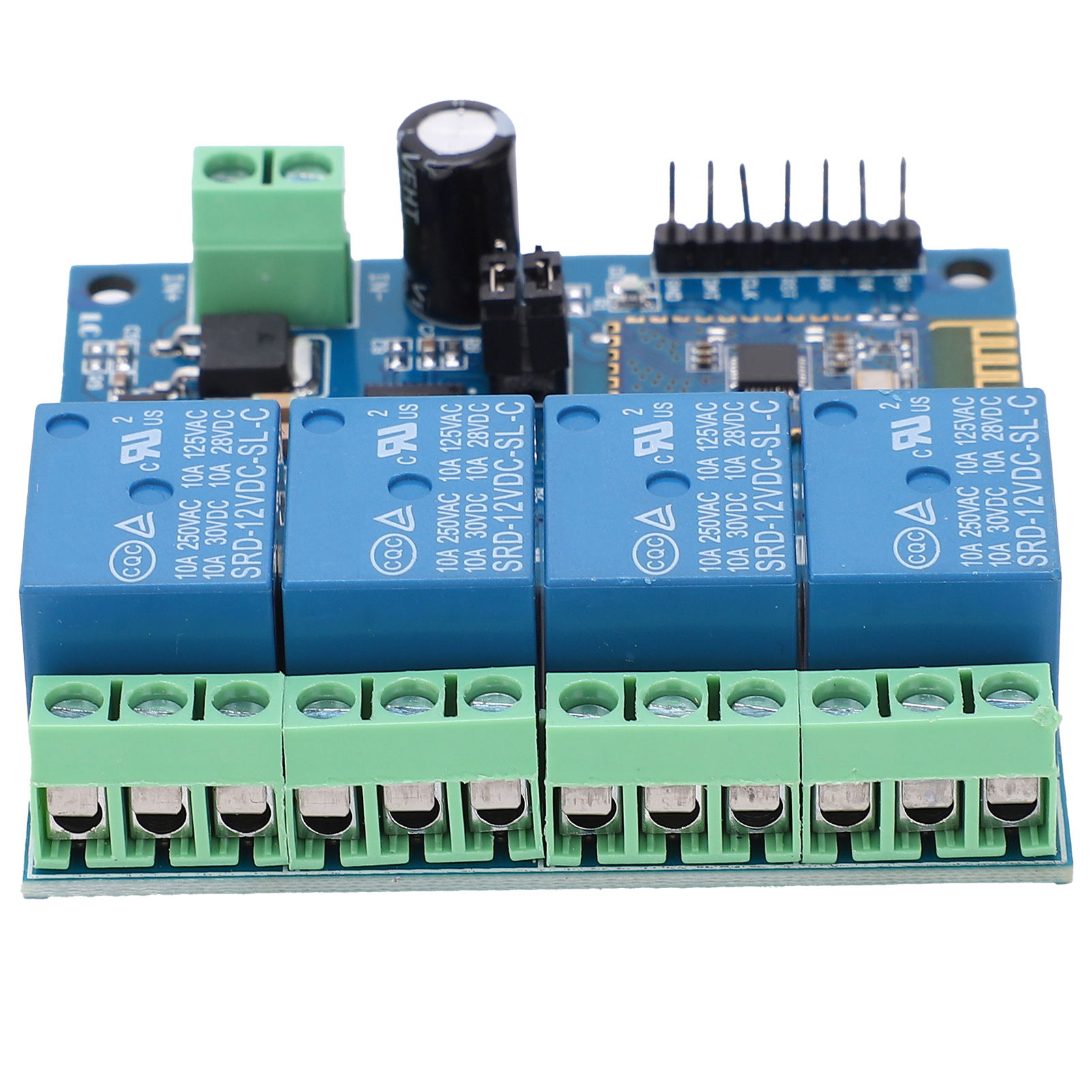 Module Relais Intelligent Bluetooth 4 Canaux 12 V Avec Contrôle À Distance Via Application Mobile Pour Android