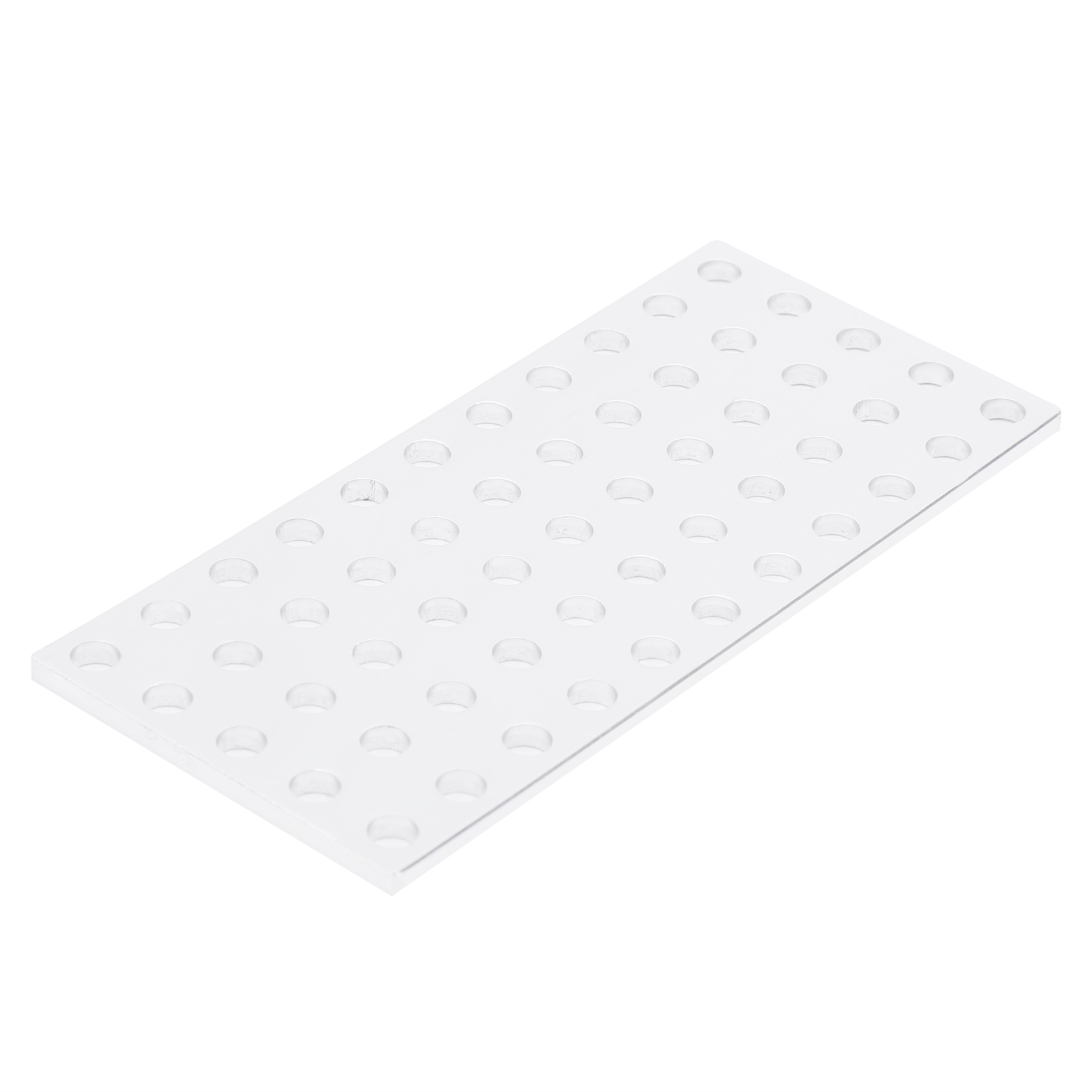 3116‑0040‑0088 Plaque À Grille En Aluminium, Plaque À Orifices, Pièce Pour Robot Industriel (5 X 11 Trous, 40 X 88 Mm)