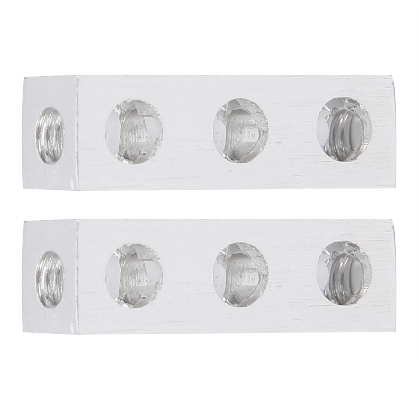 2 Pièces Poutre Carrée À 3 Trous 3106‑0003‑0024 8 X 8 X 24 Mm Accessoire Pour Pièces Robotiques