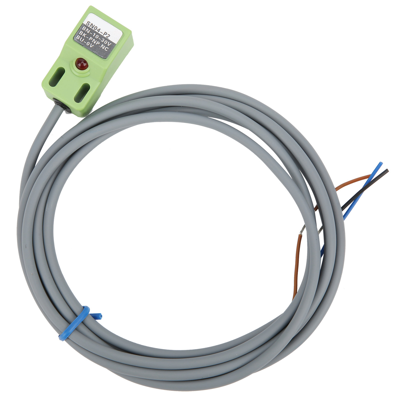 Capteur De Proximité Inductif Berm, Distance D'Induction De 4 Mm, 3 Fils, 10-30 V Cc, Sn04-p2