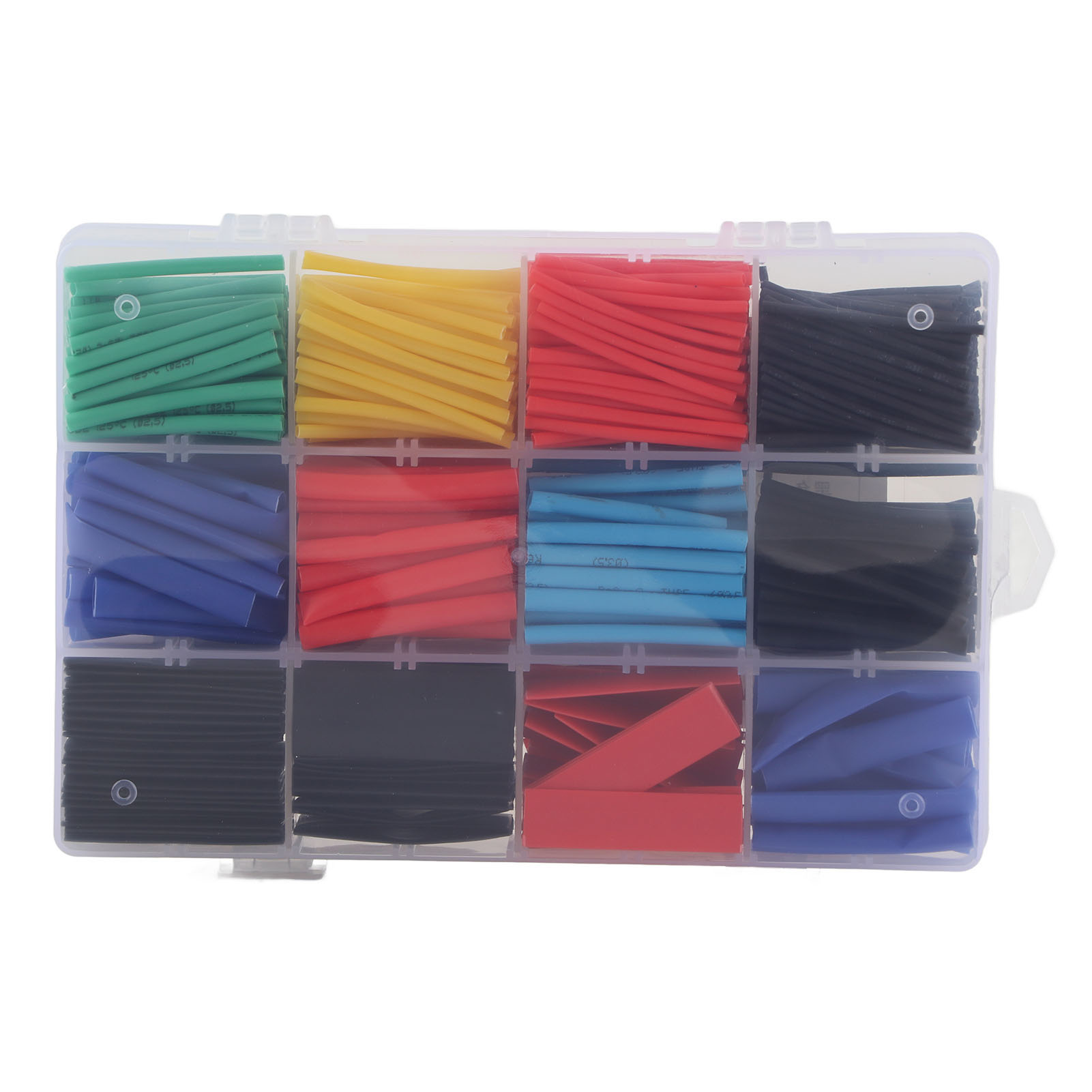 Kit De 750 Gaines Thermorétractables 2:1 En Pe Pour Câbles Électriques, Assortiment De Gaines Et Enrouleurs De Fils