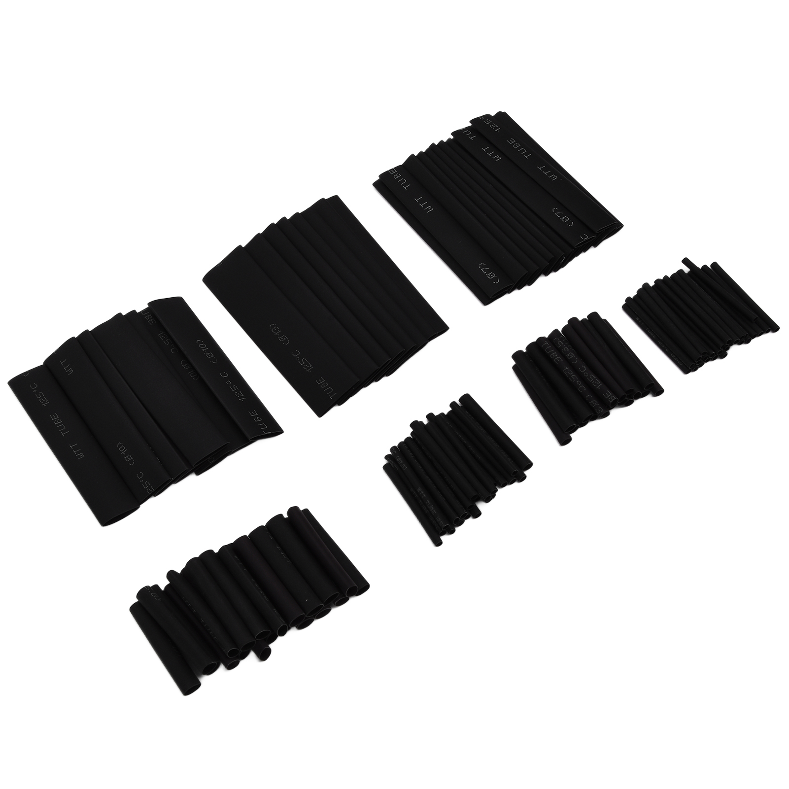 Assortiment De 127 Gaines Thermorétractables 2:1 Pour Isolation Électrique