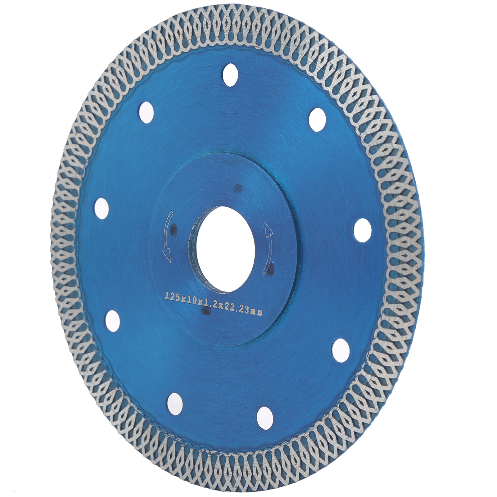 Disque De Coupe Diamanté 125 X 1,2 X 22,23 Mm Pour Marbre, Verre Et Céramique.