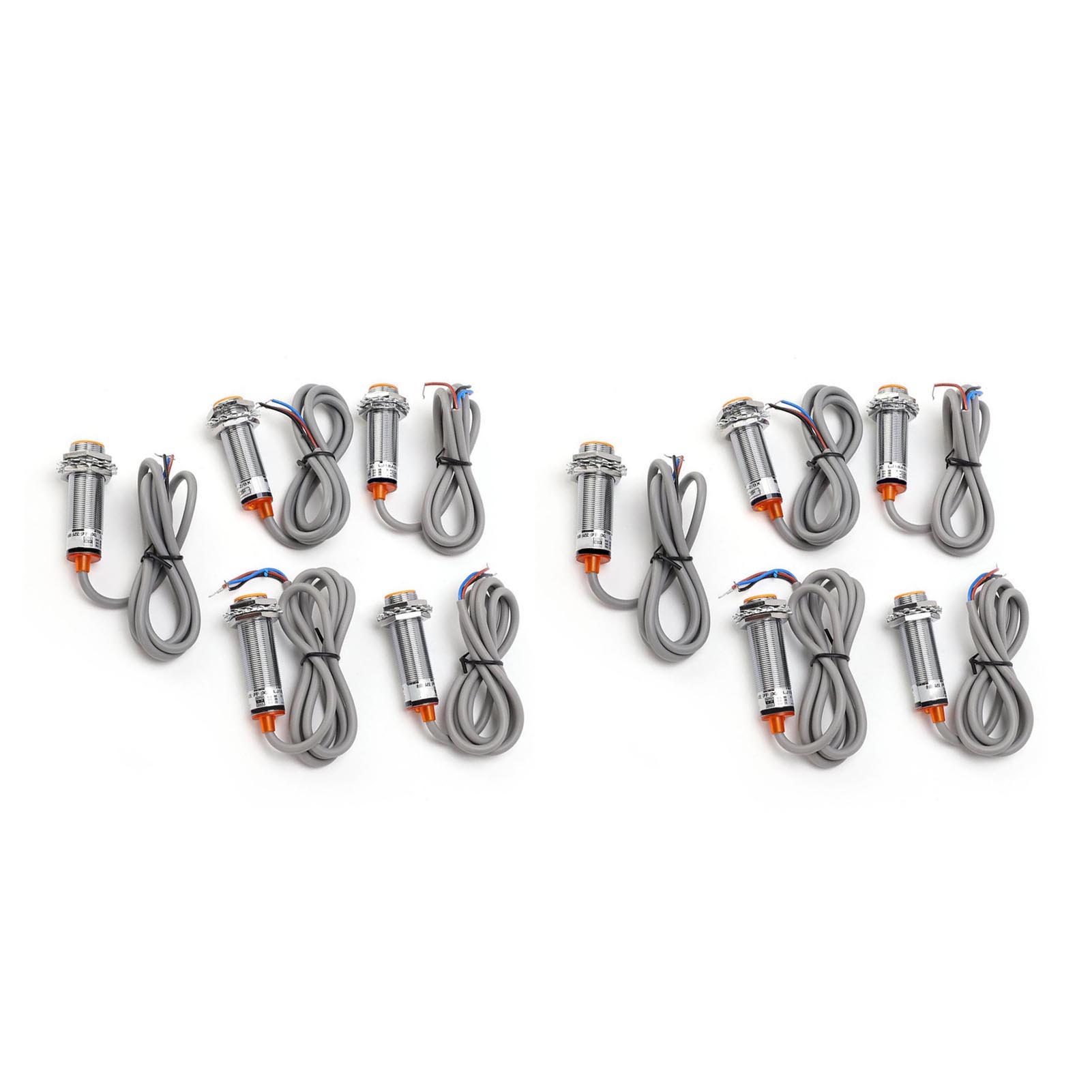 Lot De 10 Capteurs De Proximité Inductifs Métalliques Npn 3 Fils Normalement Ouverts Lj18a3-5-z-bx