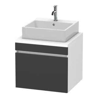 Duravit Waschtischunterschrank DuraStyle 60x54,8cm, gra m/we ma, f Kons, 1 Ausz.