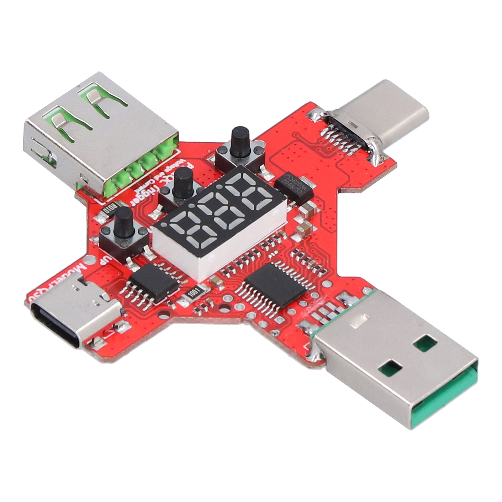 Testeur De Puissance Usb Multifonction Avec Écran Lcd Et Détecteur De Charge De Courant Et De Tension