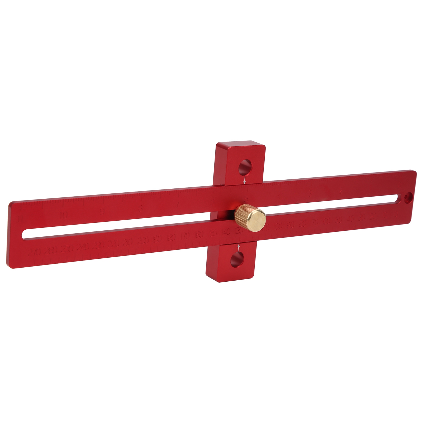 Règle En T Pour Tracer Des Lignes, Outil De Menuiserie Pour Percer Des Trous, Outil De Traçage De 0270 Mm