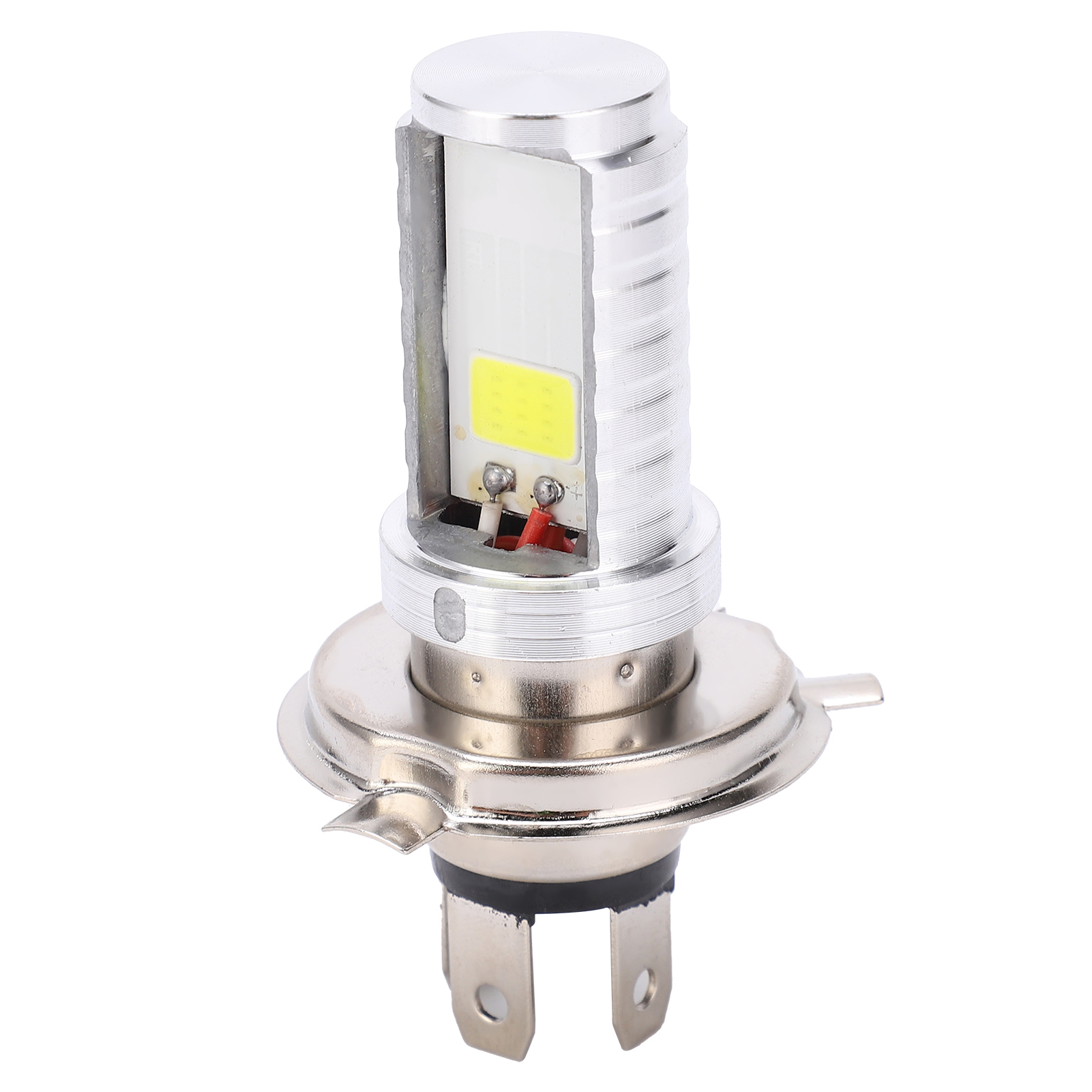 Ampoule Led H4 Cob Pour Phare De Moto, Feux De Croisement/route, 12-80 V Cc