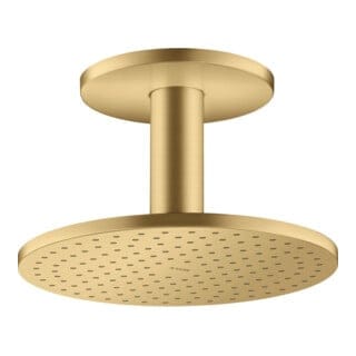 hansgrohe Kopfbrause 250 1jet Axor mit Deckenanschluss, brushed gold optic