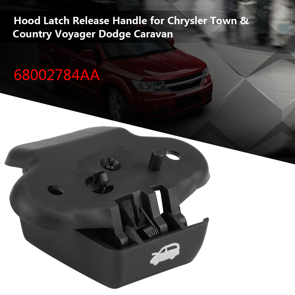 Motorhaubenentriegelungsgriff Für Chrysler Town & Country Voyager Dodge Caravan, Teilenummer 68002784aa, Einfacher Austausch, Schneller Zugriff Auf Den Mechanismus.