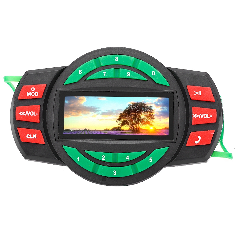Wasserdichter Motorrad-mp3-player Mit Bluetooth-lautsprecher, Fm-radio, Handy-ladegerät Und Lcd-bildschirm