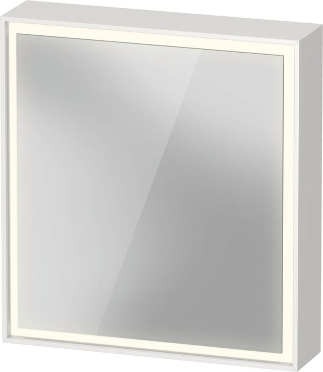 Duravit Spanplattenschraube m Waschp.-Bel. L-Cube 65x15,5x70cm, LED, w, Anschl li, we. ma