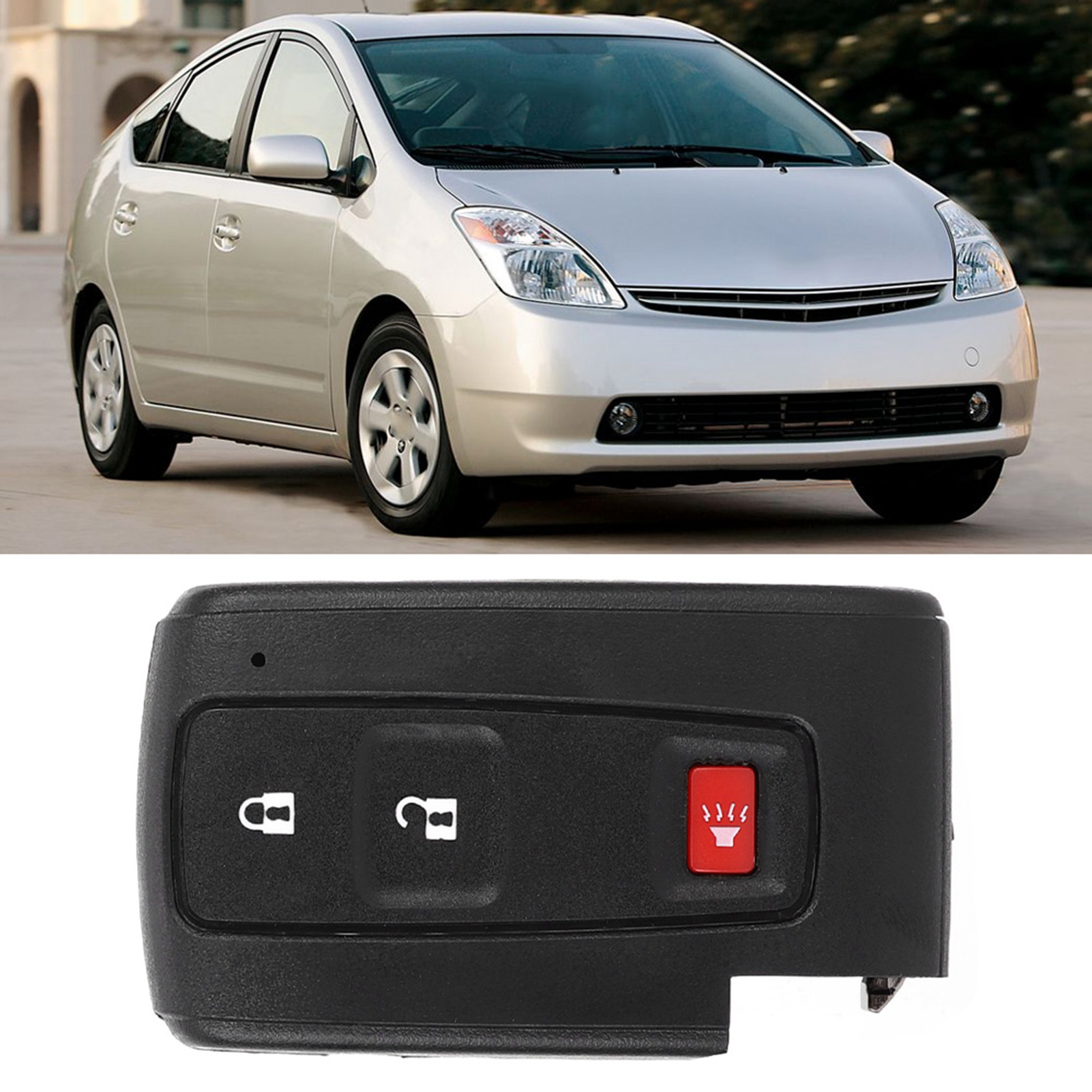 Ersatzgehäuse Für 3-tasten-fernbedienung Für Toyota Prius (2004–2009)