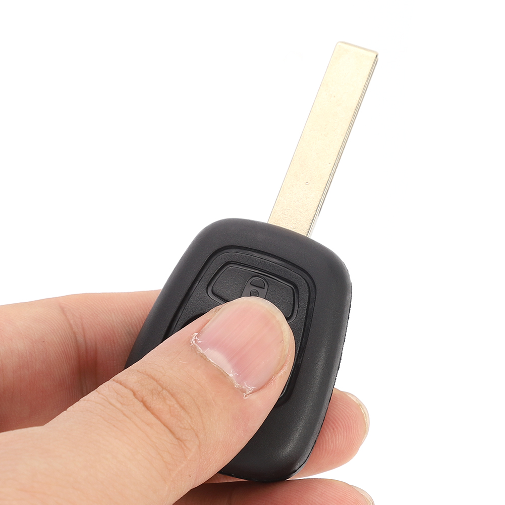 Ersatzgehäuse Für Autoschlüssel Mit 2 Tasten, Passend Für Peugeot 107, 207, 307, 407 Und D05