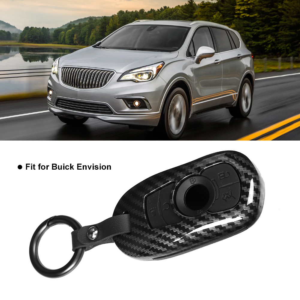 5-tasten-fernbedienungsgehäuse Aus Kohlefaser, Passend Für Buick Envision