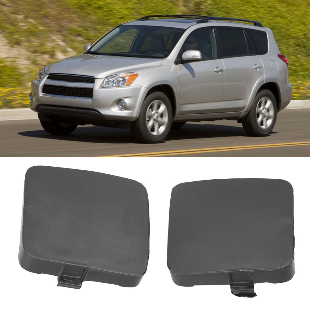 2 Stück Abdeckkappen Für Die Anhängerkupplungsöse An Der Vorderen Stoßstange 53286-0r907 Passend Für Toyota Rav4 2009-2012