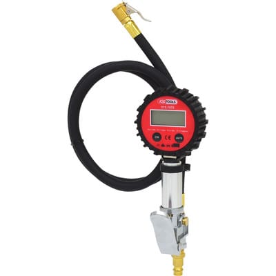 KS Tools Digitaler Druckluft-Reifenfüllmesser,0-14bar