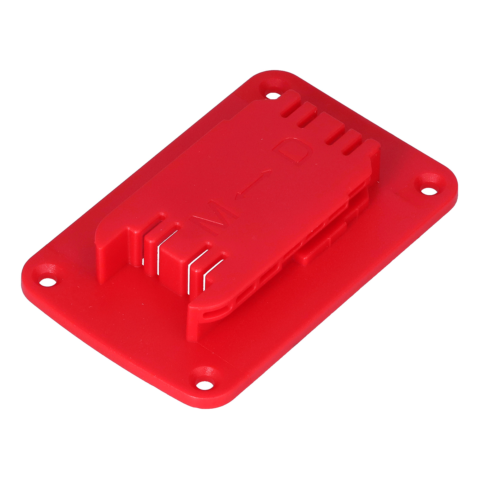 Support De Fixation Pour Batterie Et Rangement Pour Outils Électriques Milwaukee (lot De 5) - Rouge