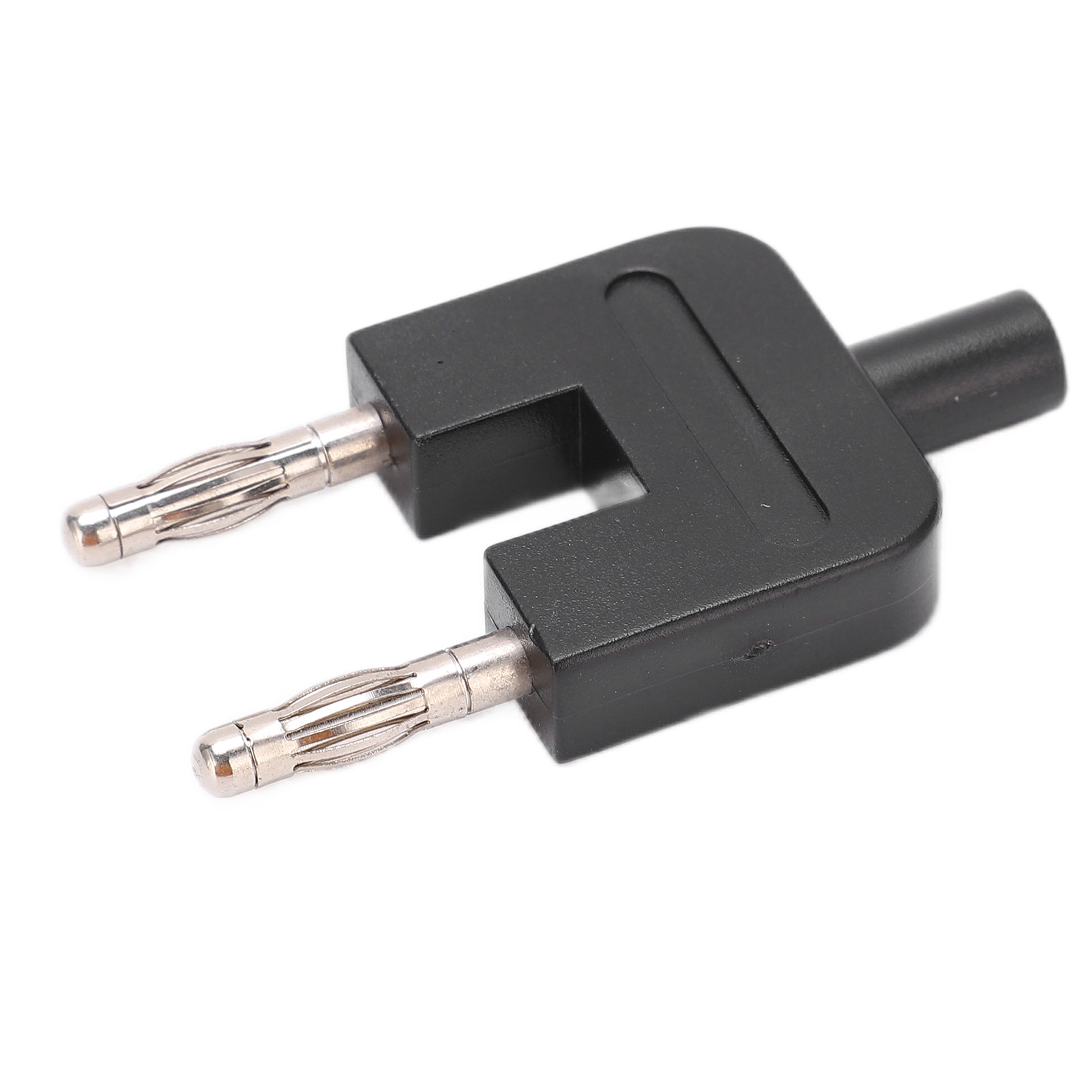 Adaptateur U35 En Forme De U Pour Court-circuit, Fiche Banane Femelle Vers 2 Connecteurs Mâles, Noir, 4 Mm
